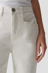 Jeans ecru - Straight fit - Longueur 7/8 de Opus pour Femmes