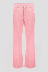 Jeans rose large avec look chiné de Geisha pour Femmes