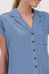 Jeansblauwe blouse van Libelle voor Dames