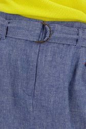 Jeansblauwe linnen rok van Libelle voor Dames