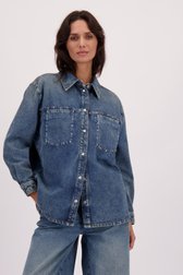 Extra foto 1 van Jeanshemd met zilveren studs door Louise voor Dames