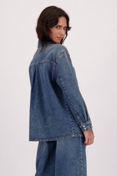 Extra foto 2 van Jeanshemd met zilveren studs door Louise voor Dames