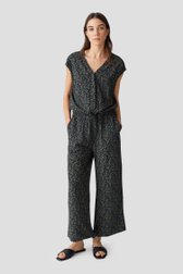 Jumpsuit met blauw-groene print van Opus voor Dames