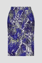 Jupe bleu foncé avec imprimé  de Claude Arielle pour Femmes