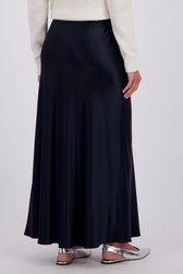 Le dos de Jupe bleue satinée de D'Auvry Studio pour Femmes