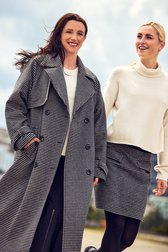 Jupe courte à motif pied-de-poule - Louise x Tine de Louise pour Femmes