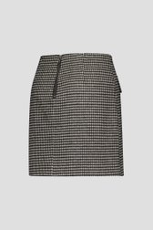 Jupe courte à motif pied-de-poule - Louise x Tine de Louise pour Femmes