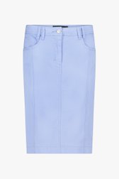 Jupe courte bleu pastel de Claude Arielle pour Femmes