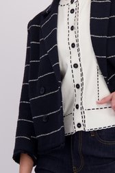 Détail de Jupe d’été à motif feuilles blanc-rouge de More & More pour Femmes