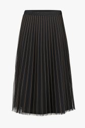 Jupe en tulle noir avec rayures dorées  de D'Auvry pour Femmes