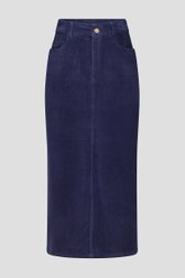 Photo produit 1 de Jupe en velours bleu foncé de Libelle pour Femmes