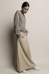 Photo supplémentaire 5 de Jupe large beige de LŌVING pour Femmes