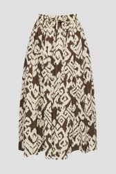 Photo produit 1 de Jupe longue à imprimé beige-marron de JDY pour Femmes
