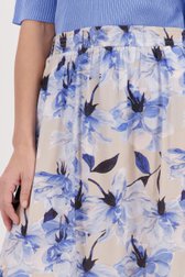 Jupe longue avec imprimé floral bleu de Signature pour Femmes