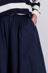 Détail de Jupe longue bleue de AC by Annelien Coorevits pour Femmes