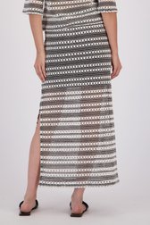 Le dos de Jupe longue en maille écru-noir de JDY pour Femmes