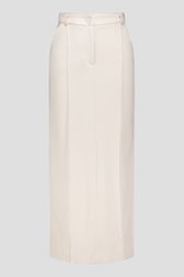 Jupe maxi beige clair avec fente à l'arrière de AC by Annelien Coorevits pour Femmes
