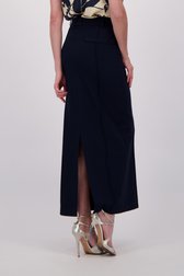 Jupe maxi bleu marine avec fente à l'arrière de AC by Annelien Coorevits pour Femmes