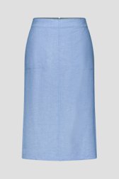 Jupe midi bleue à effet mélangé de Libelle pour Femmes