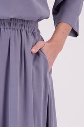 Détail de Jupe midi bleue avec taille élastique de Libelle pour Femmes