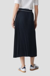 Jupe midi plissée bleu foncé	 de Opus pour Femmes