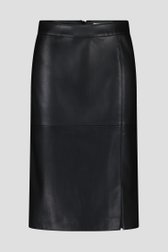 Jupe noire à l'aspect cuir de D'Auvry pour Femmes