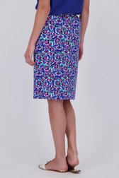 Jupe violette avec imprimé de Claude Arielle pour Femmes