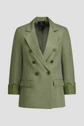 Productfoto 1 van Kaki blazer met broderie  door AC by Annelien Coorevits voor Dames