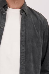 Detail van Kaki corduroy hemd - Regular Fit  door Marc O'Polo voor Heren