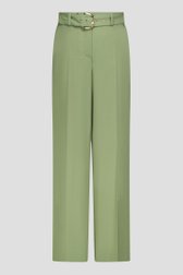 Kaki culotte met een elastische tailleband van More & More voor Dames