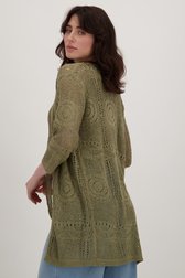Kaki gehaakte cardigan van JDY voor Dames