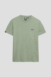 Productfoto 1 van Kaki katoenen T-shirt door Superdry voor Heren