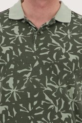 Kaki polo met print van BlueFields voor Heren