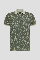 Kaki polo met print van BlueFields voor Heren