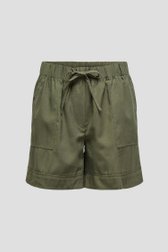 Kaki short met elastische taillle van JDY voor Dames