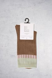Productfoto 4 van Kaki sokken met glitterend detail door Liberty Island voor Dames
