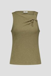 Productfoto 1 van Kaki topje met geknoopt detail door JDY voor Dames
