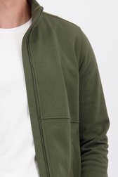 Detail van Kaki vest met rits  door Liberty Island voor Heren