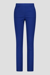 Productfoto 1 van Koningsblauwe stretchbroek met elastische taille door Claude Arielle voor Dames