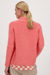 Koraalkleurige cardigan van Opus voor Dames