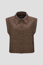 Korte bruine bodywarmer van Opus voor Dames