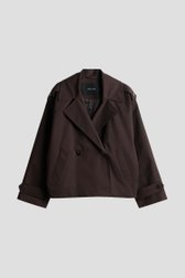 Productfoto 1 van Korte bruine trenchcoat door Opus voor Dames
