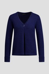 Productfoto 1 van Korte donkerblauwe cardigan  door Claude Arielle voor Dames