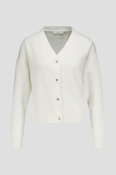Korte ecru cardigan van Liberty Island voor Dames