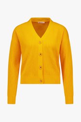 Korte gele cardigan van D'Auvry voor Dames
