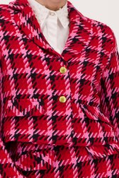 Korte geruite blazer van More & More voor Dames