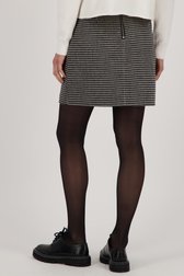 Achterkant van Korte rok met pied-de-poule motief - Louise x Tine door Louise voor Dames