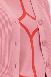 Korte roze cardigan van D'Auvry voor Dames