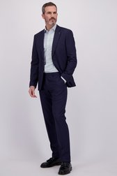 Vidéo de Pantalon de costume bleu foncé - Regular fit de Dansaert Black pour Hommes