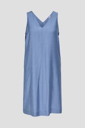 Productfoto 1 van Lang blauw kleedje met brede bandjes door ONLY Carmakoma voor Dames